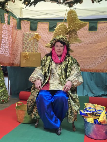 Visita de la Paje Real en Güevéjar